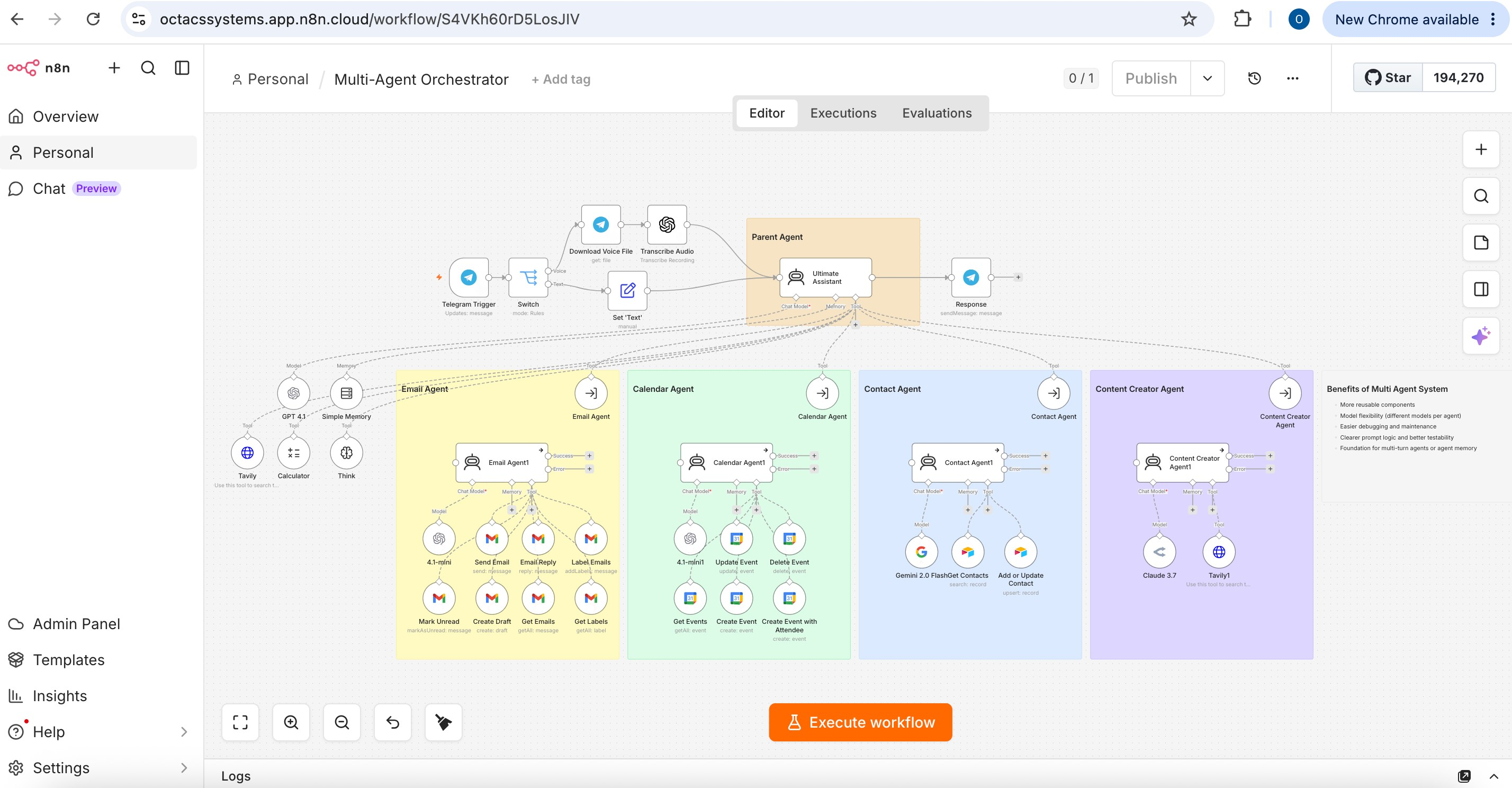 Multi-Agent Orchestrator