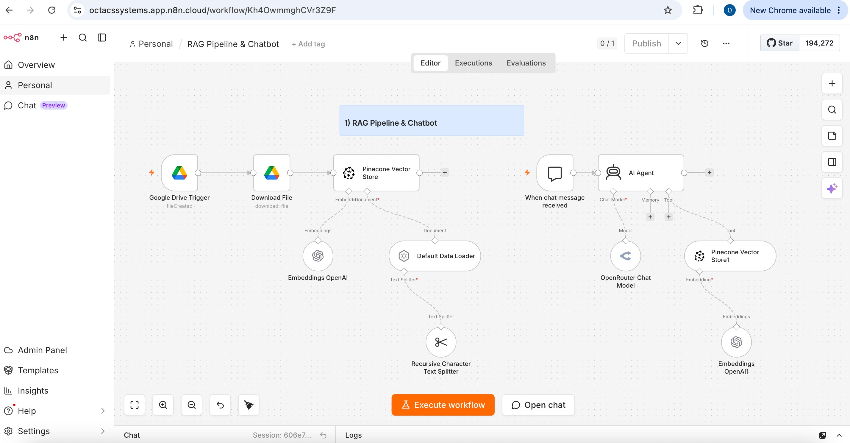 RAG Pipeline & Chatbot